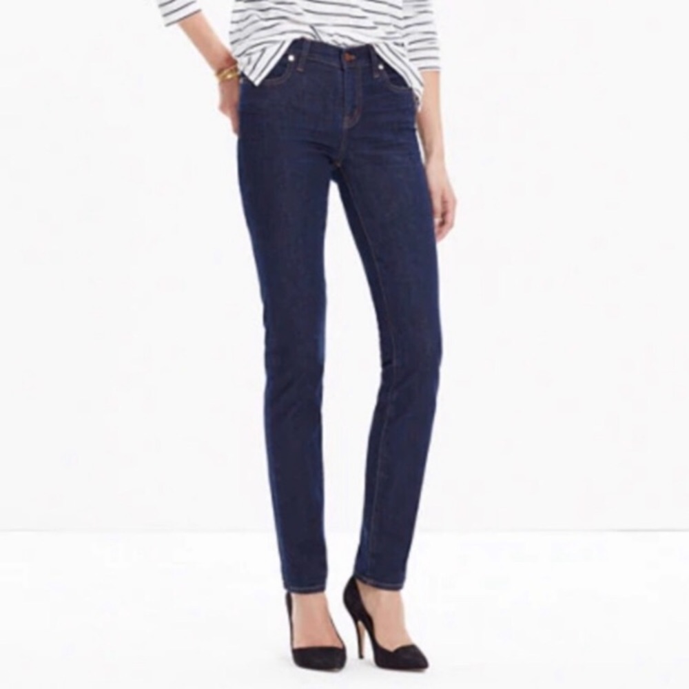 Madewell Skinny Skinny Dark Wash Jeans - Picture 4 of 5